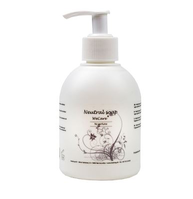 WeCare® Neutral Soap, Nordic Swan Ecolabel, no perfume, w/pump, 300 ml