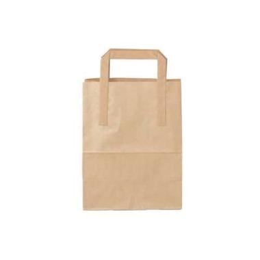 Carrier Bag paper, brown, 6 L, brown, 180 x 105 x 230 mm