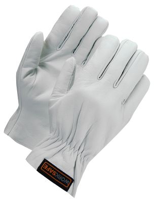 Worksafe Goat Leatherglove, A10-131, 8, white