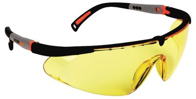 Worksafe Hawk Eye Safety Glasses, yellow