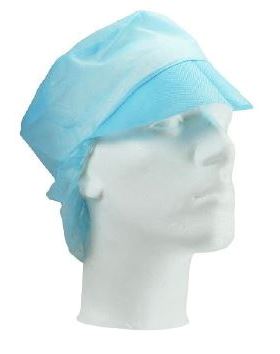 Worksafe Hue, PP peak snood cap, L, blue
